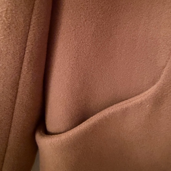 Aritzia Camel The Coocon Coat Soft Wool Cashemere - Picture 8 of 12
